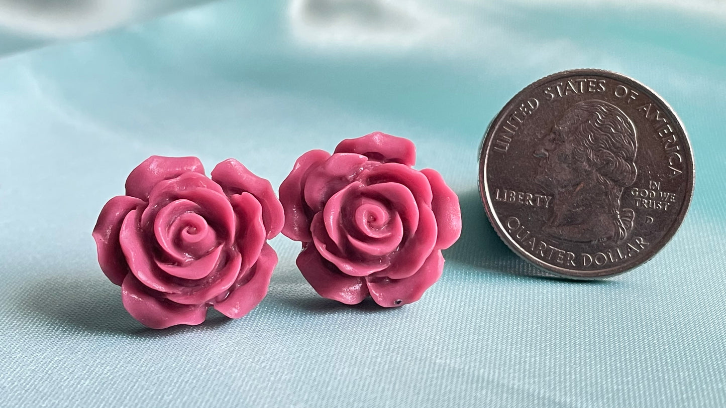 Soft pink, mulberry purple, lavender flowers