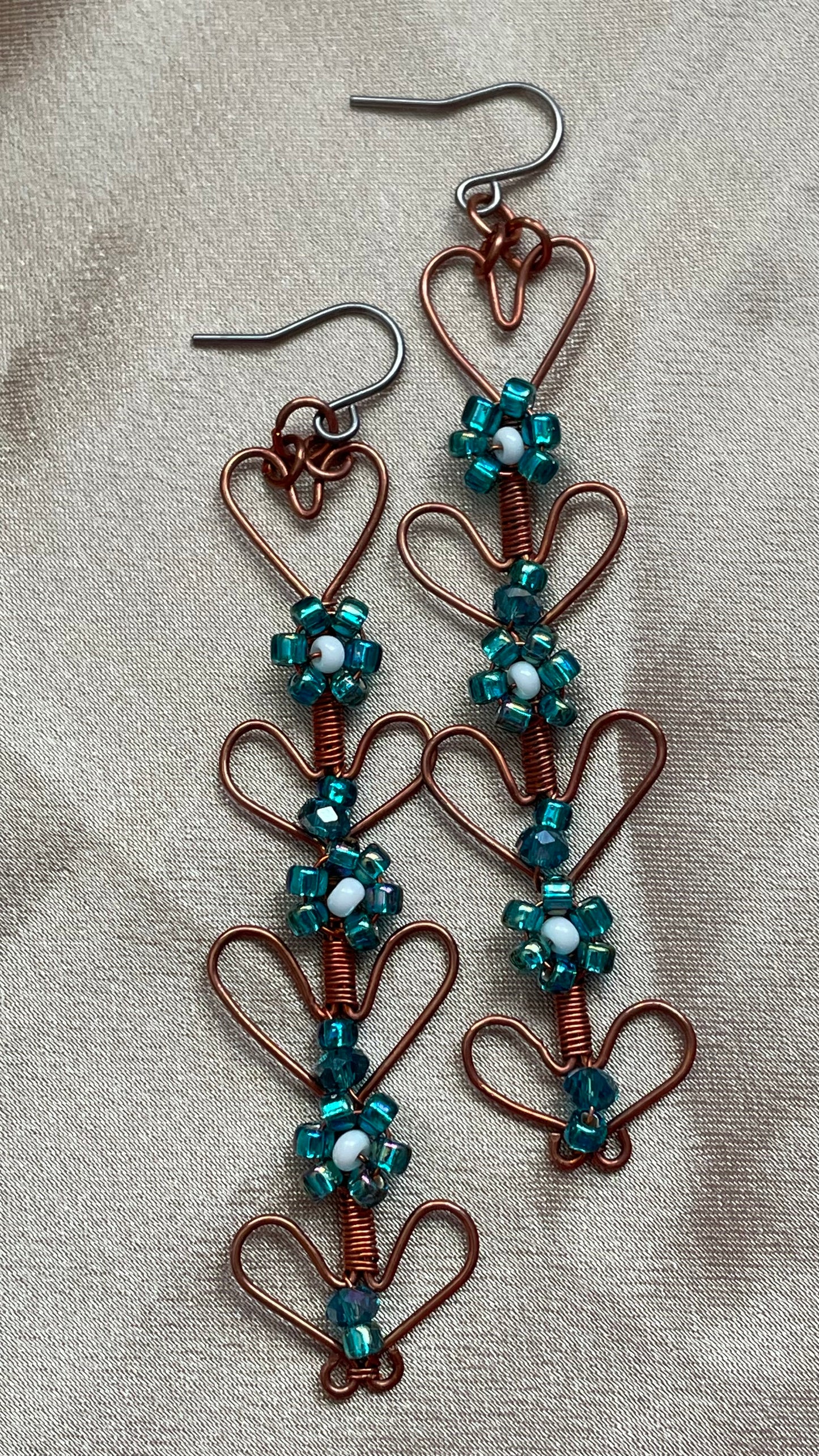 Teal Hearts