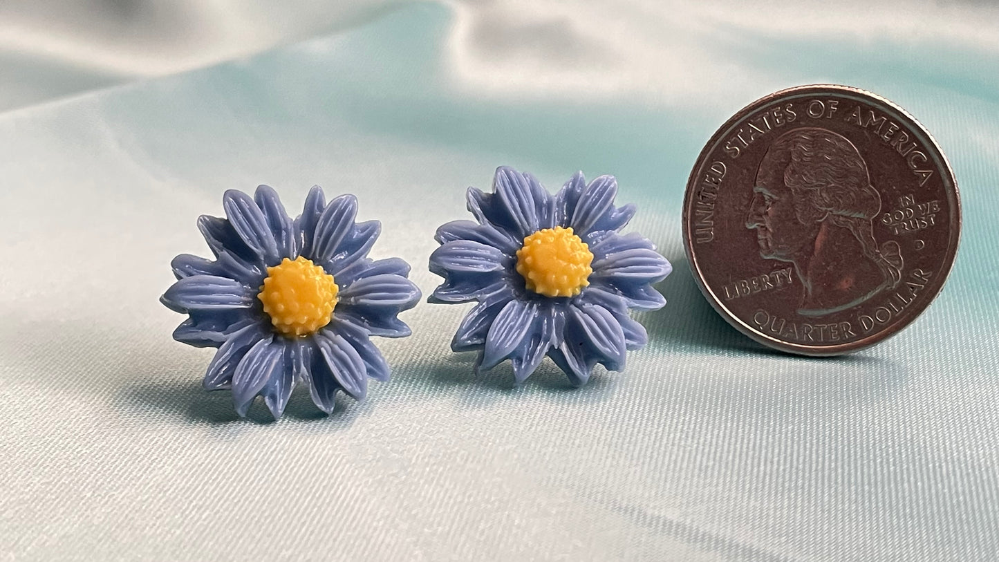 Light blue flowers