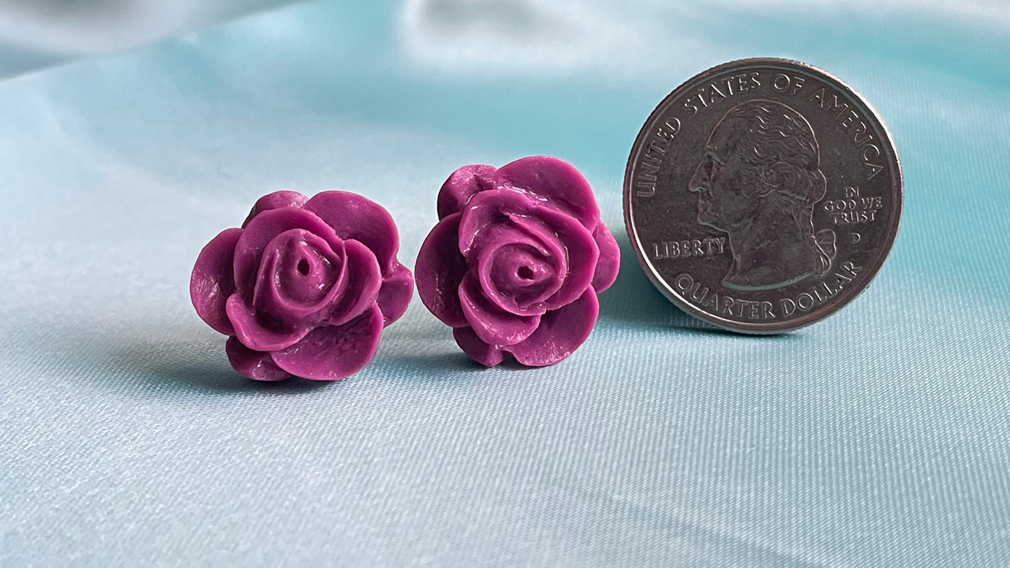 Soft pink, mulberry purple, lavender flowers