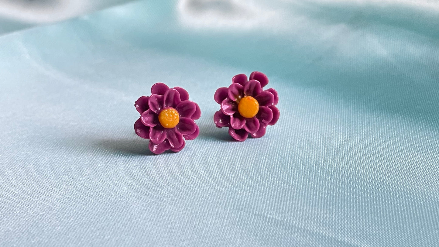 Mulberry purple flowers