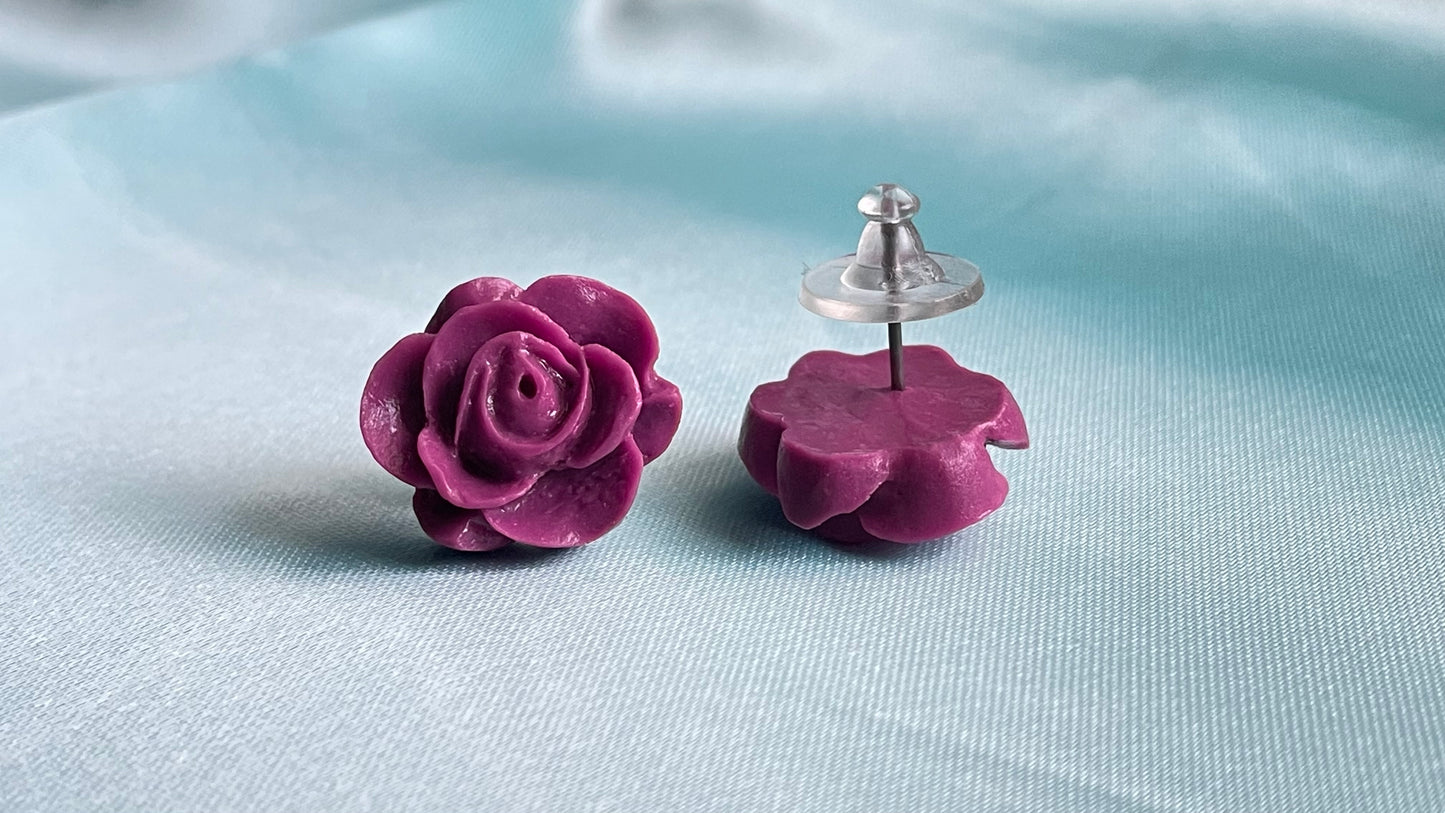 Soft pink, mulberry purple, lavender flowers