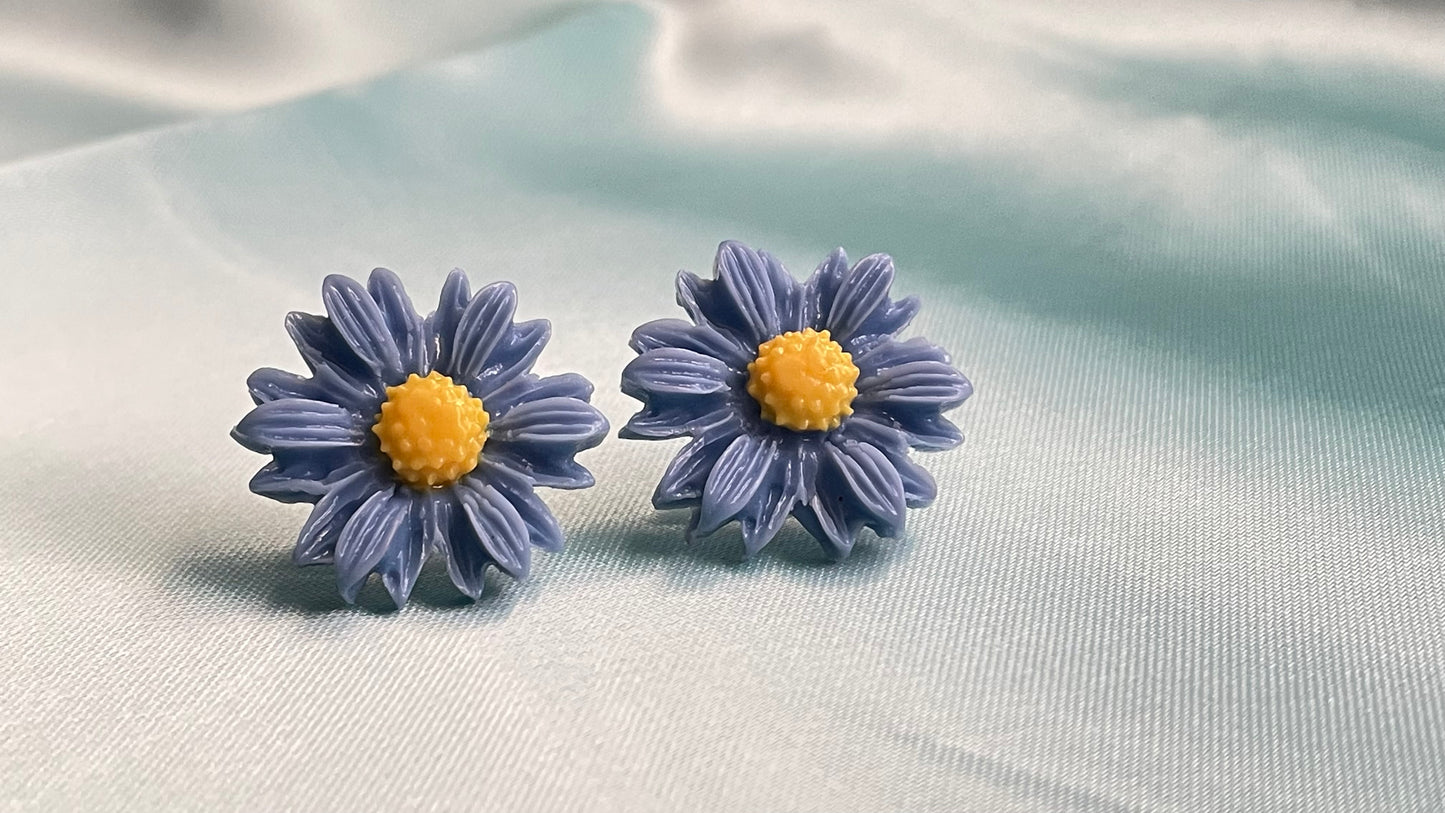 Light blue flowers