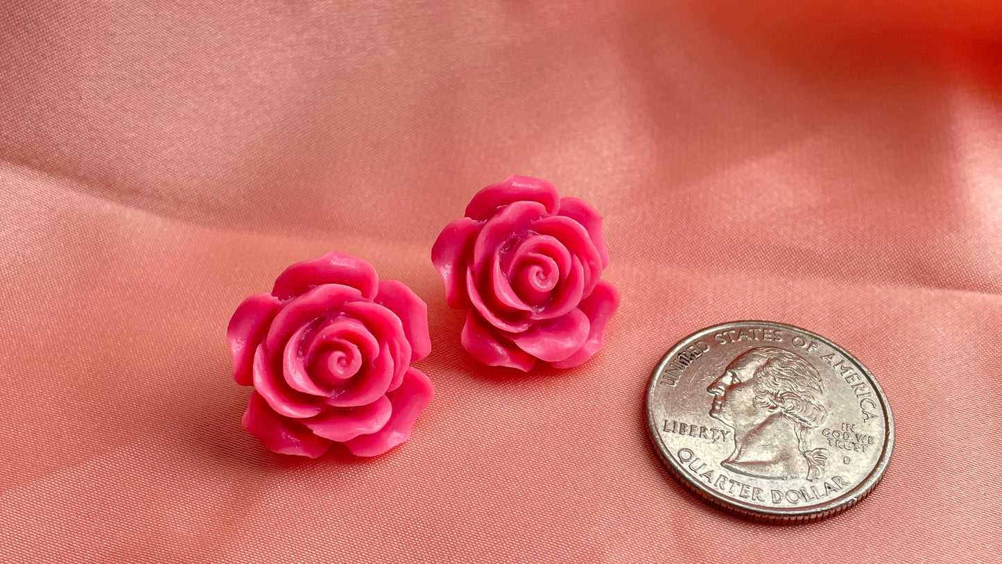 Bright pink, light pink, light pink/ivory, bright pink/ivory flowers