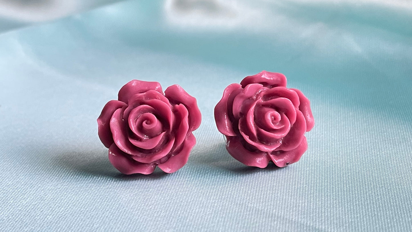 Soft pink, mulberry purple, lavender flowers