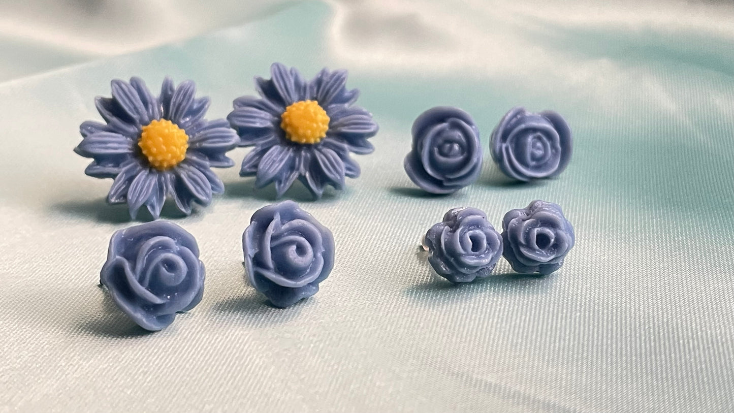 Light blue flowers