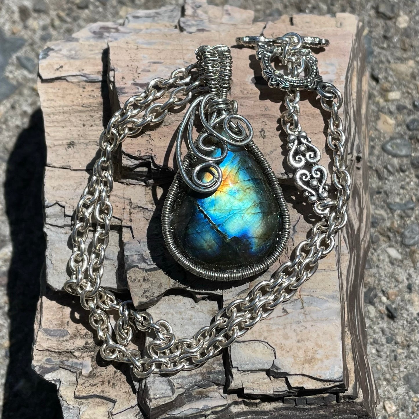 Labradorite Drop